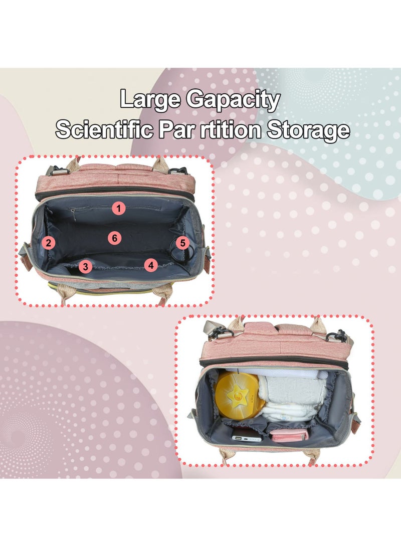Portable Large Capacity Leisure Multifunctional Backpack, Baby Stroller Hanging Bag - Image 5